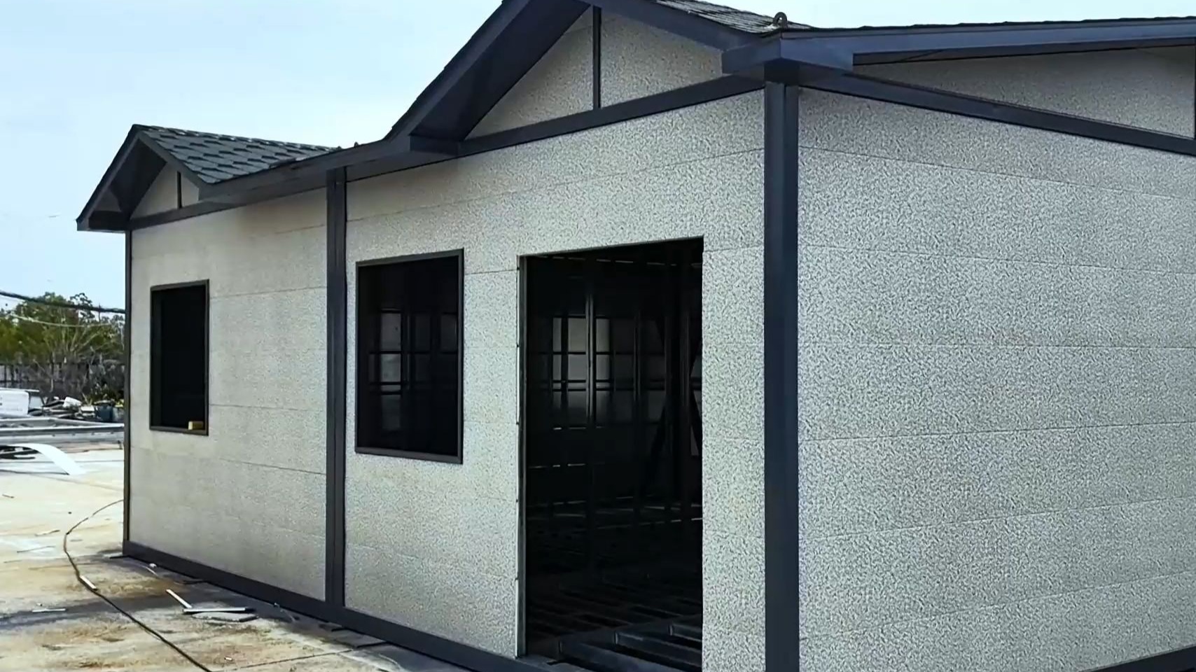 輕鋼移動鄉村小別墅景區度假屋定制項目實景-博客斯房屋案例